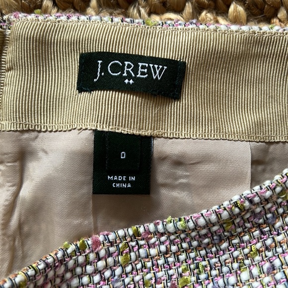 Jcrew tweed skirt. Size 0 - Picture 3 of 5